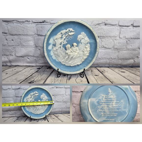 Set of 3 Bradford Exchange Collector's Plate The Love Sonnets of Shakespeare - Picture 2 of 4